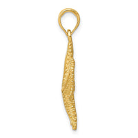 Load image into Gallery viewer, 14k Polished Open-Backed Starfish Pendant
