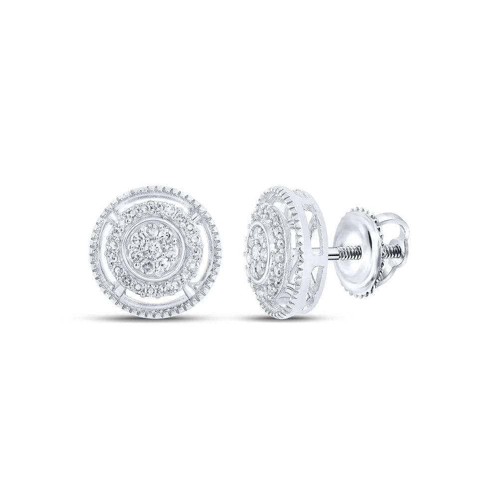 1/4CTW-DIA NK FASHION ROUND EARRING