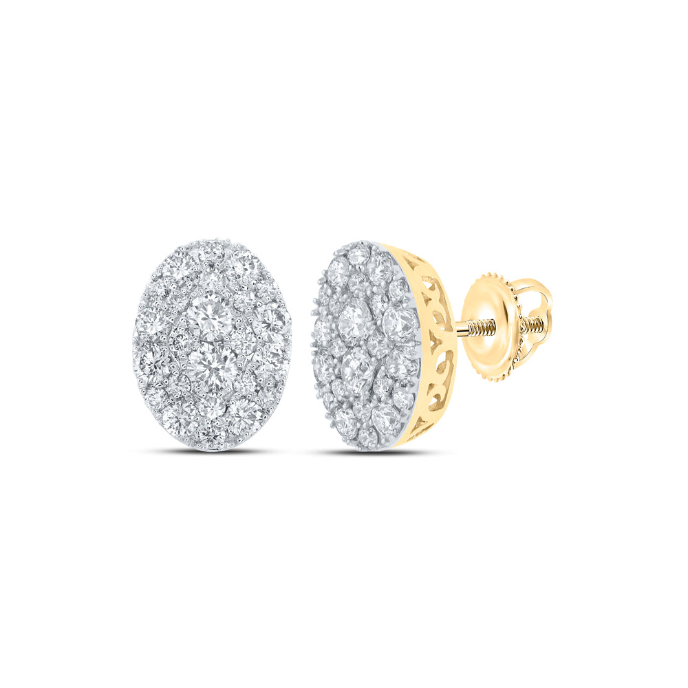 1 1/5CTW-DIA NK FASHION OVAL EARRING