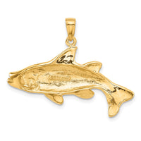 Load image into Gallery viewer, 14k Polished Open-Backed Redfish Pendant
