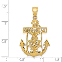 Load image into Gallery viewer, 14k Mariners Cross Pendant
