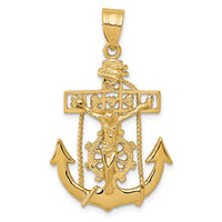 Load image into Gallery viewer, 14k Mariners Cross Pendant
