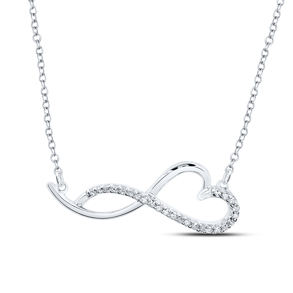 1/12CTW-DIA P2 GIFT HEART NECKLACE