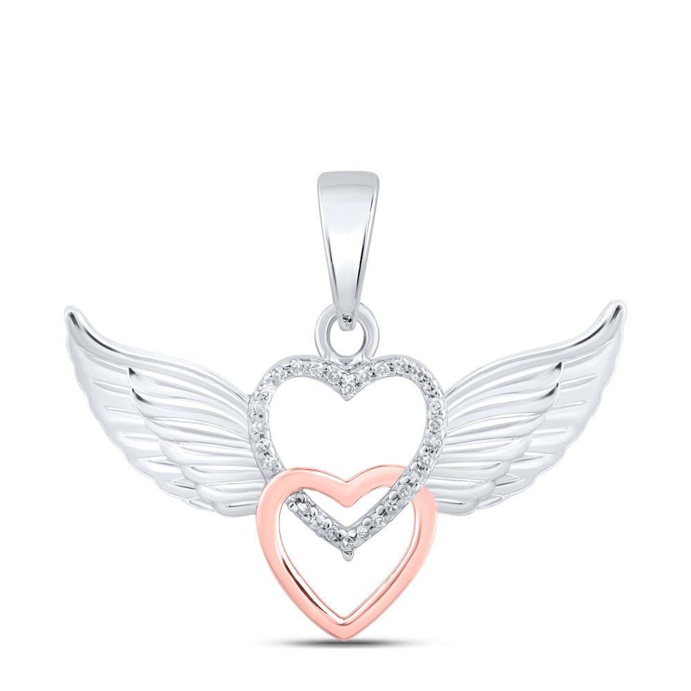 1/20CTW-DIA NK GIFT HEART PENDANT