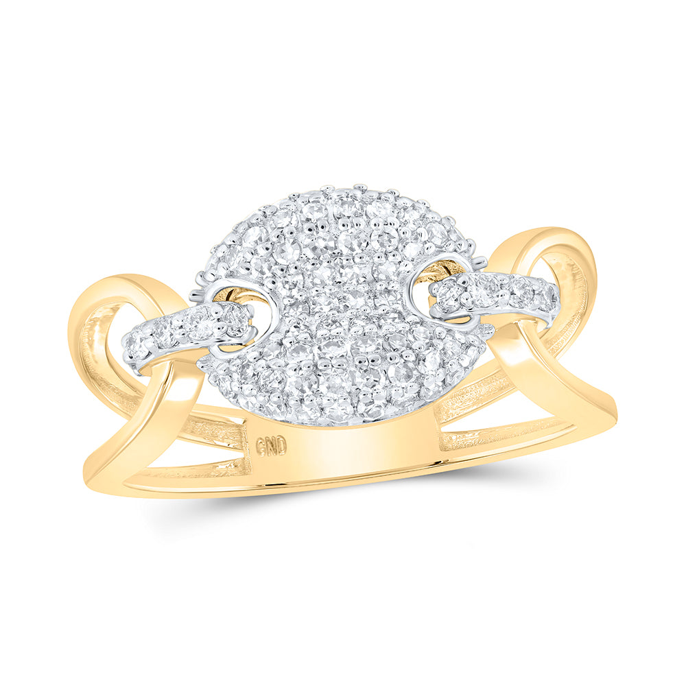 3/8CTW DIA GUCCI RING