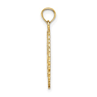 Load image into Gallery viewer, 14k Solid Polished Framed Gymnast Charm
