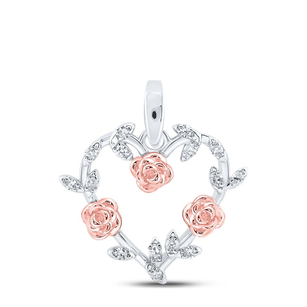 1/12CTW-DIA NK GIFT HEART PENDANT