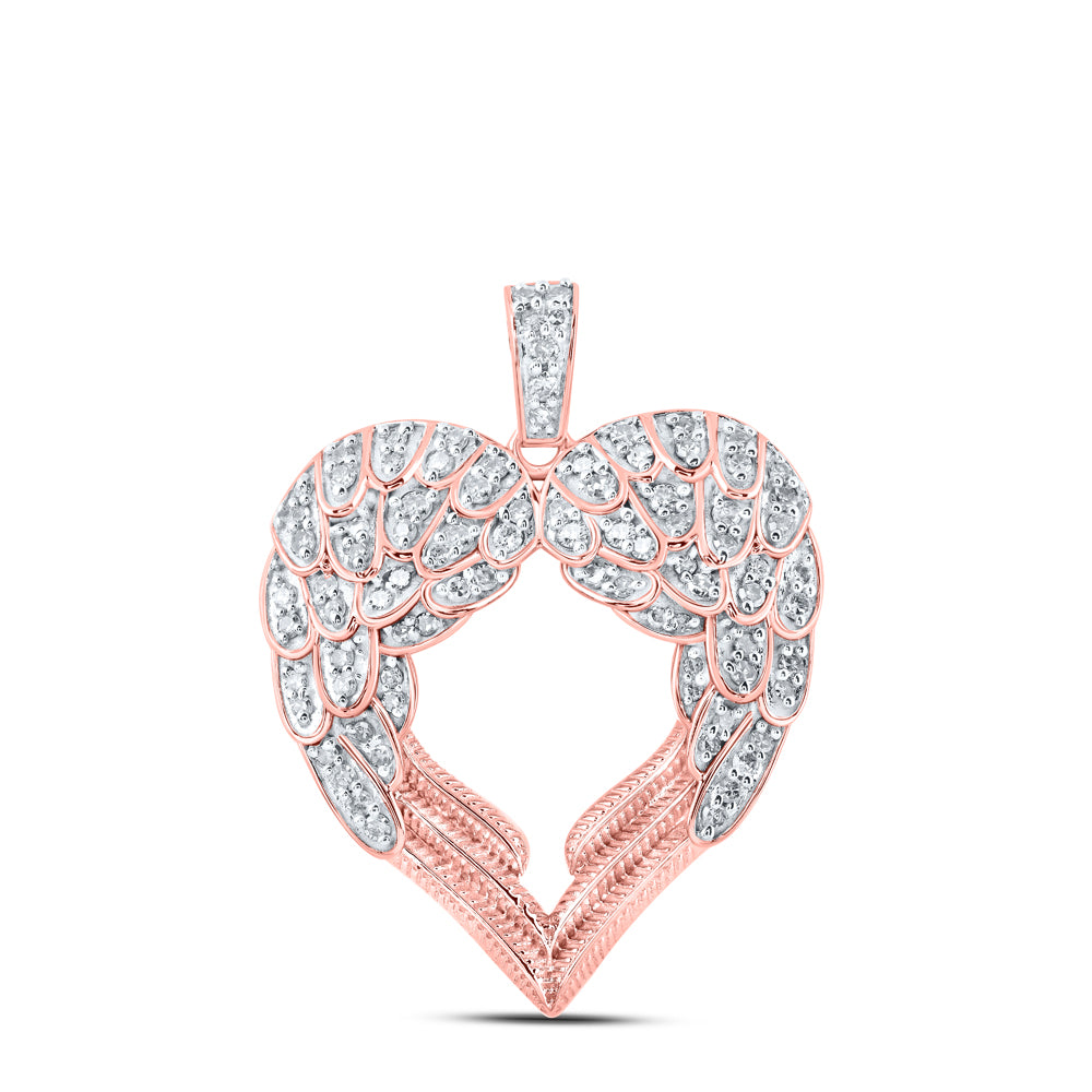 1/2CTW-DIA NK HEART PENDANT