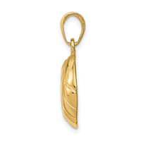 Load image into Gallery viewer, 14k Polished Open-Backed Volleyball Pendant
