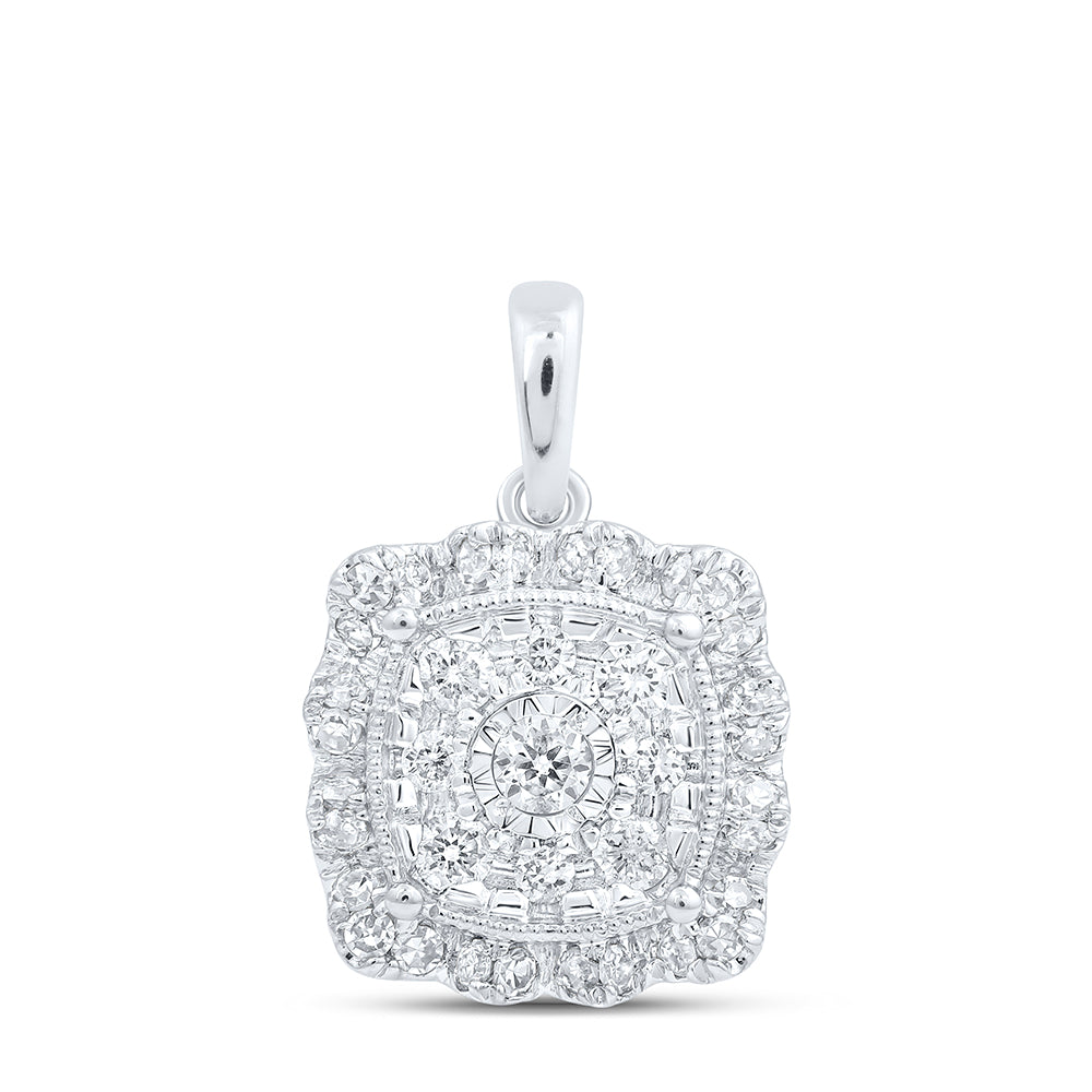 1/3CTW-DIA NK PENDANT
