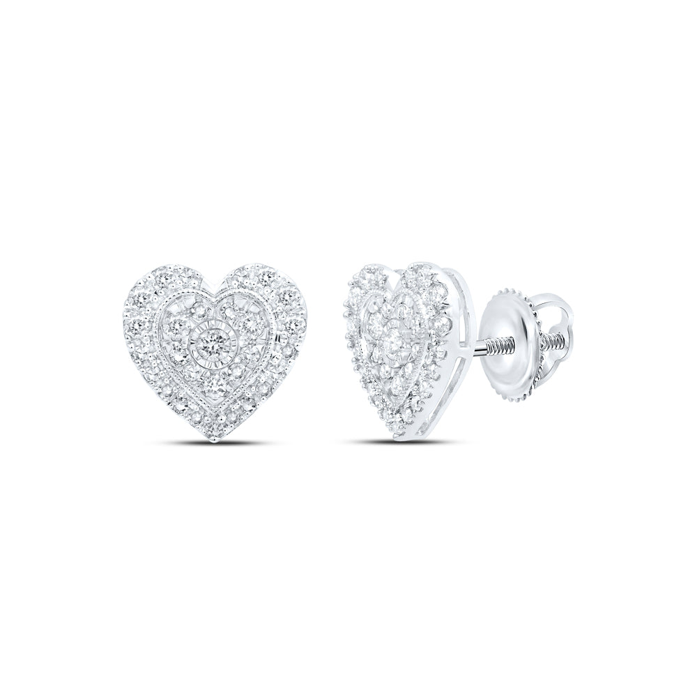 1/2CTW-DIA NK HEART EARRING