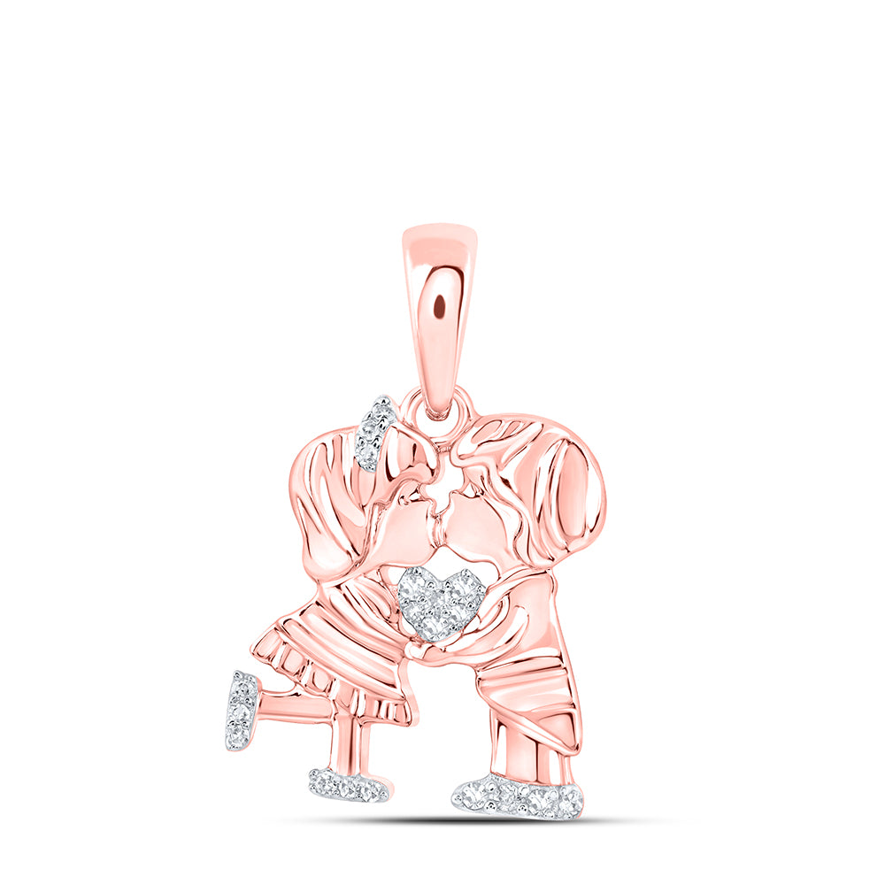 1/20CTW-DIA CN GIFT COUPLE HEART PENDANT