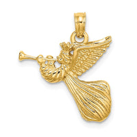 Load image into Gallery viewer, 14k Angel w/ Trumpet Charm
