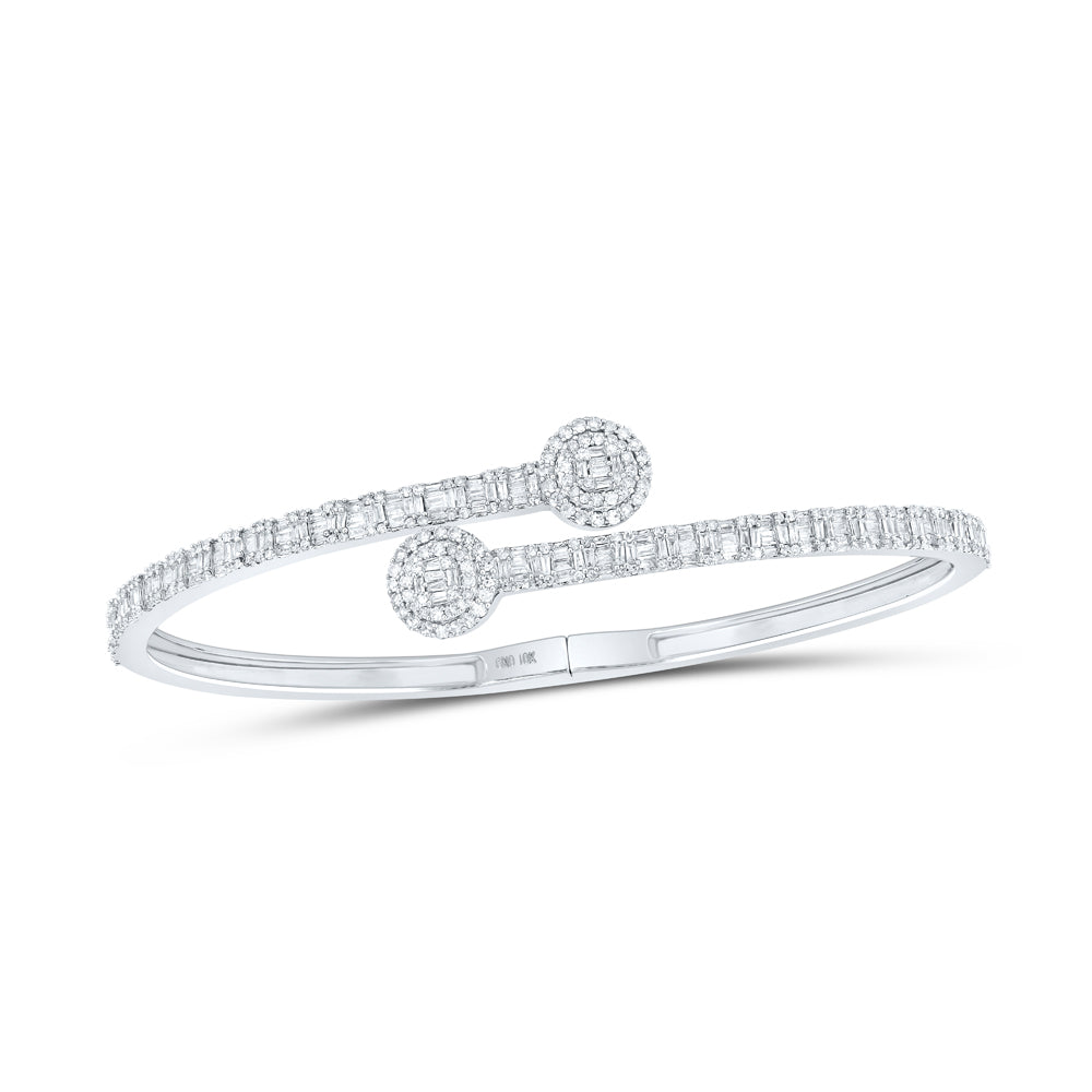 1 3/4CTW-DIA CN (17.20MM) ROUND CUFF BANGLE