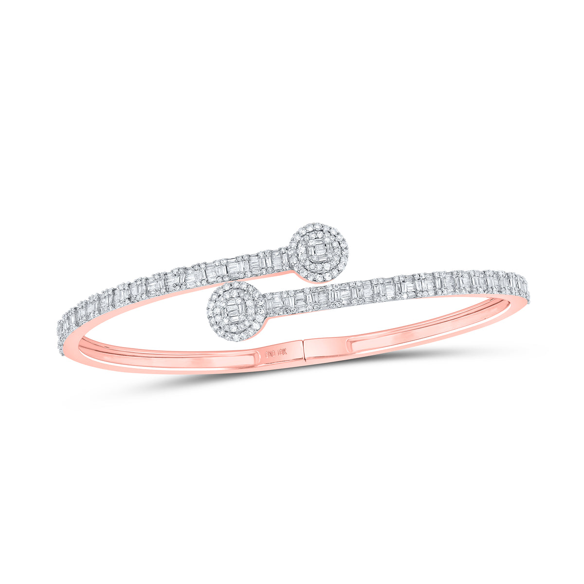 1 3/4CTW-DIA CN (17.20MM) ROUND CUFF BANGLE