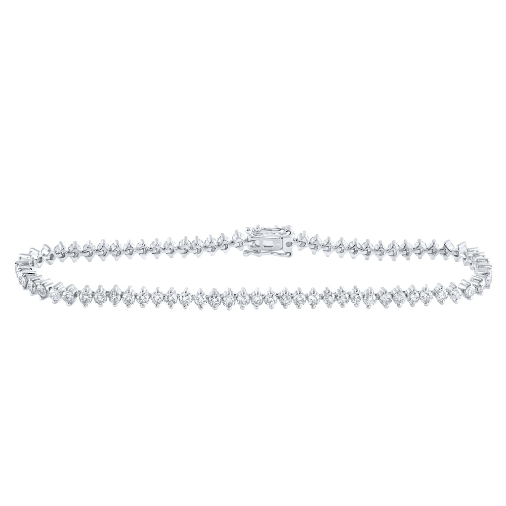 3 1/4 CTW-DIA NK TENNIS BRACELET (7 INCH)