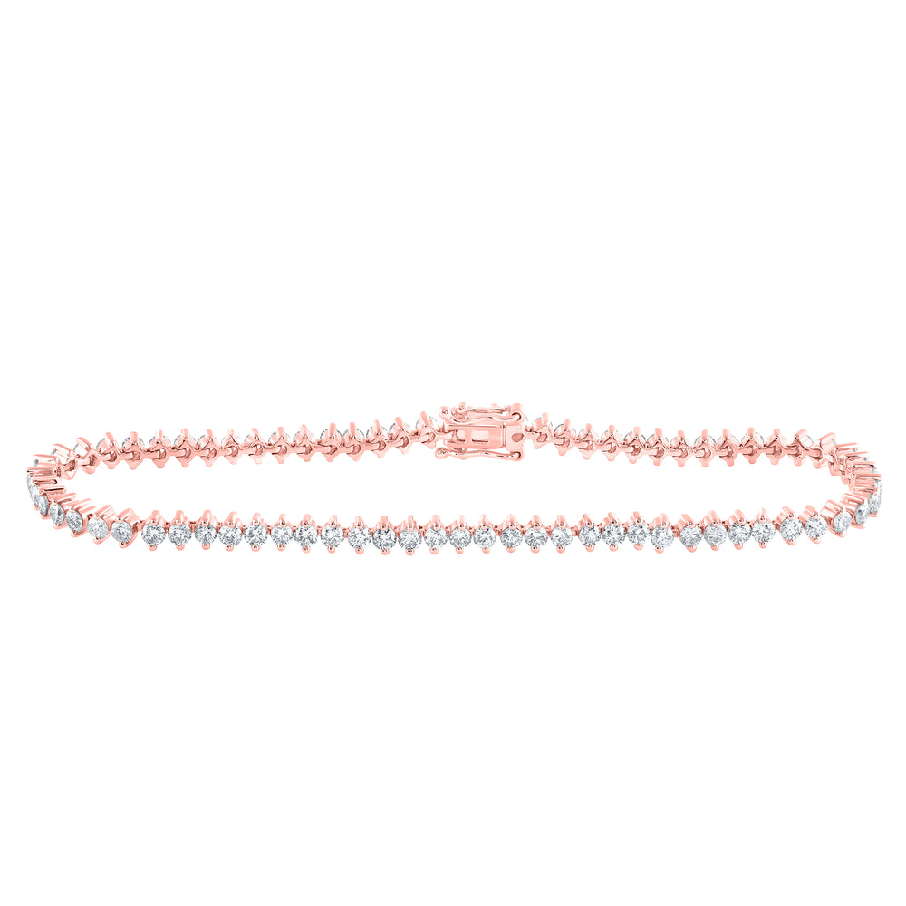 3 1/4 CTW-DIA NK TENNIS BRACELET (7 INCH)