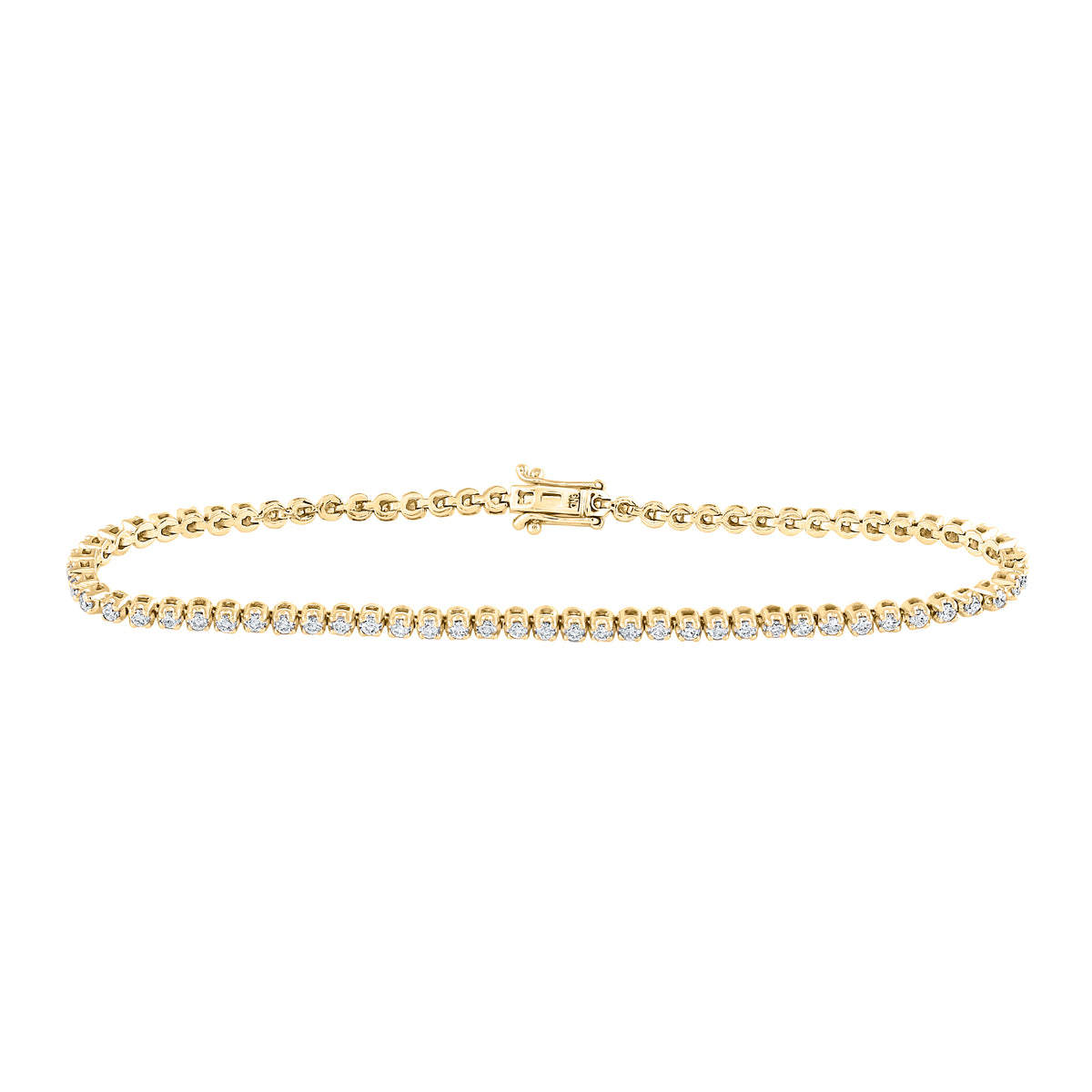 1 1/5CTW-DIA NK TENNIS  BRACELET(7 INCH)