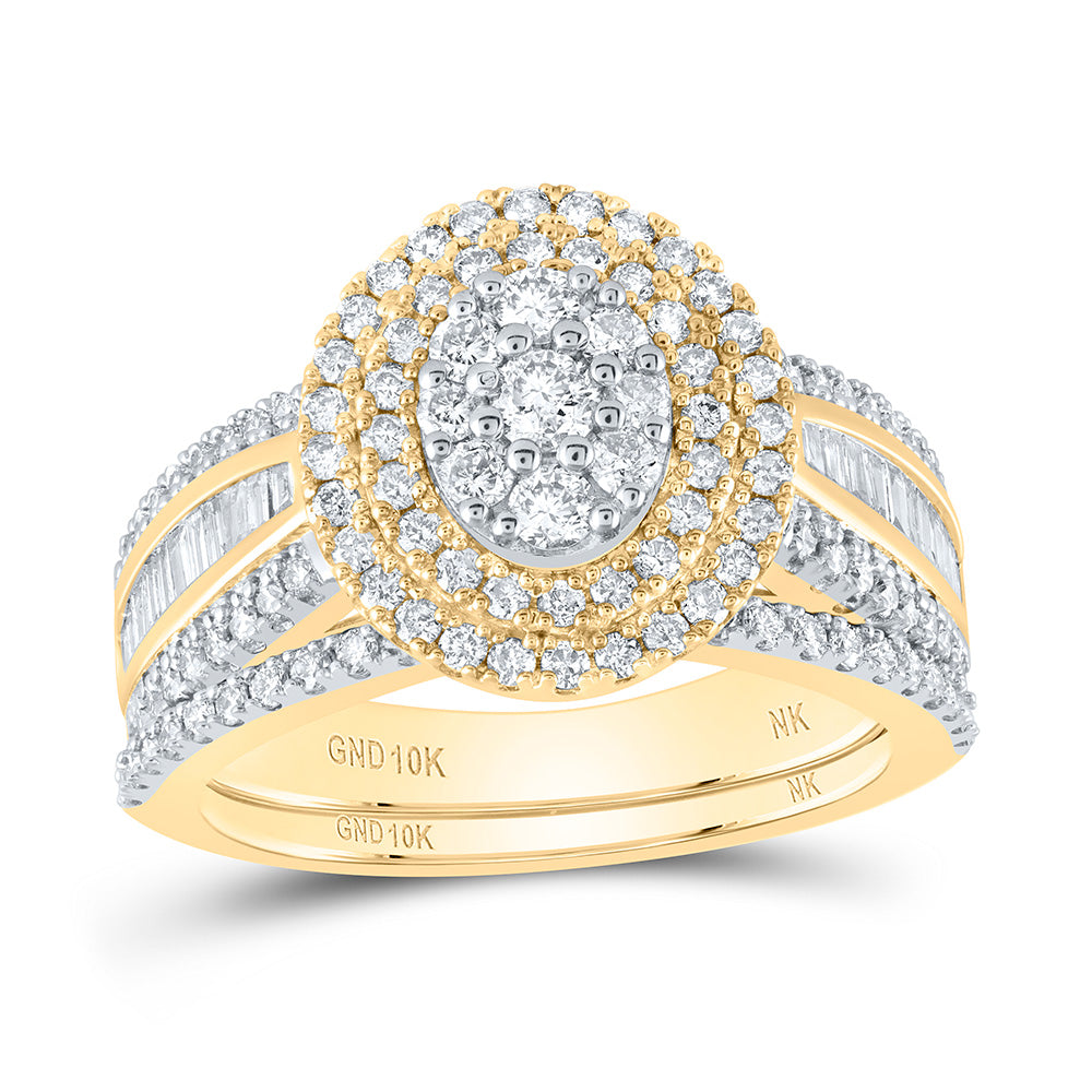 1 1/4CTW-DIA NK BRIDAL SET