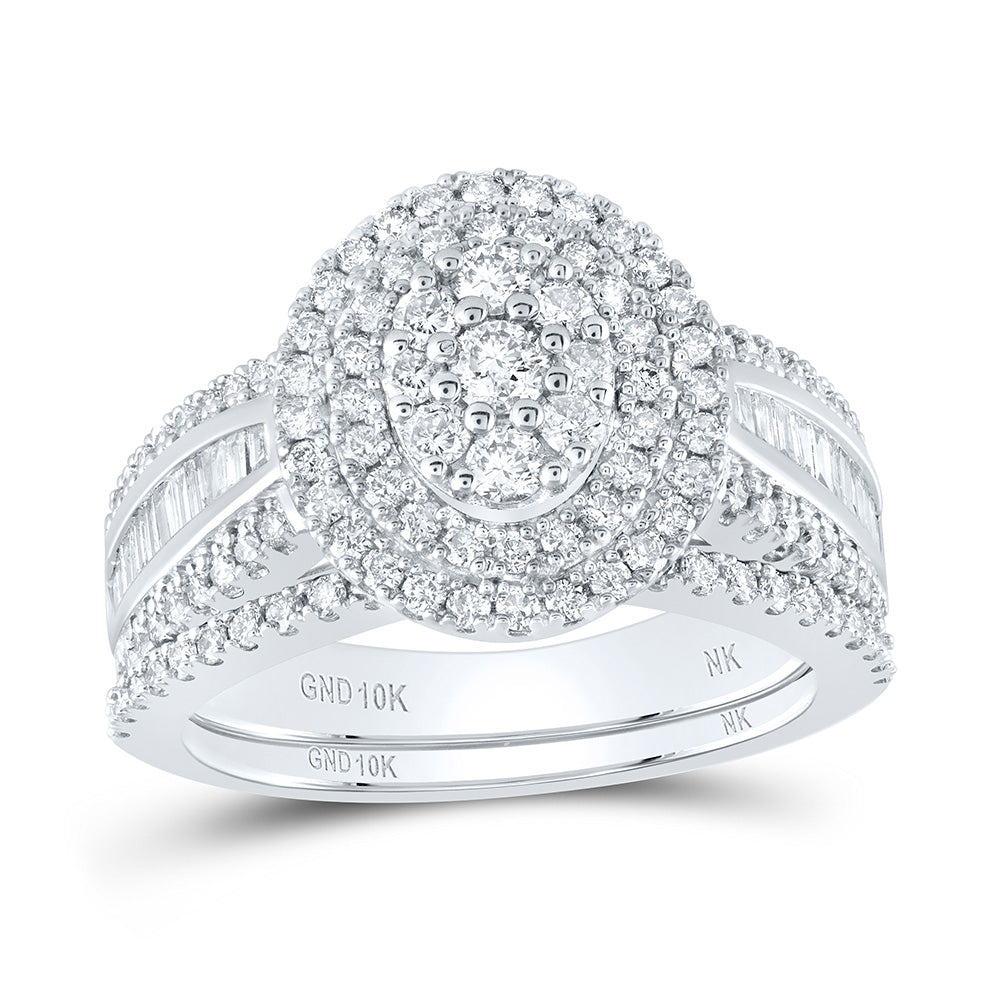 1 1/4CTW-DIA NK BRIDAL SET