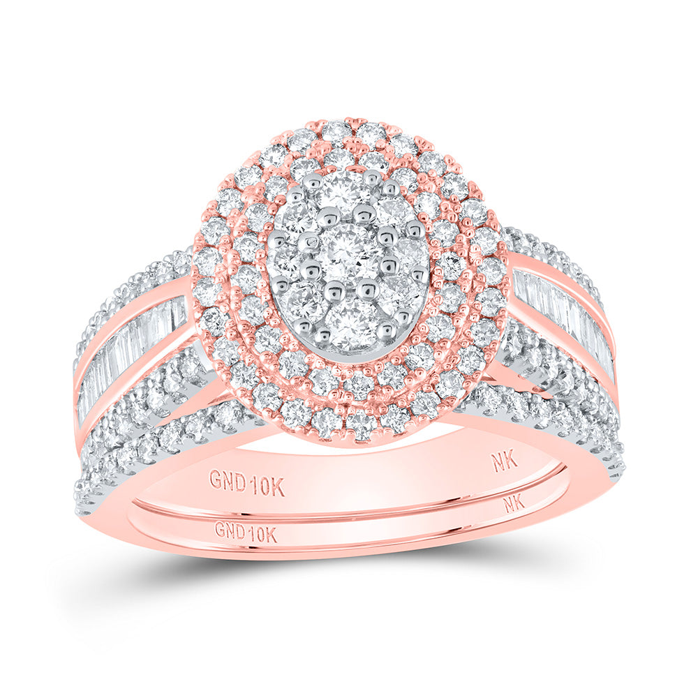 1 1/4CTW-DIA NK BRIDAL SET