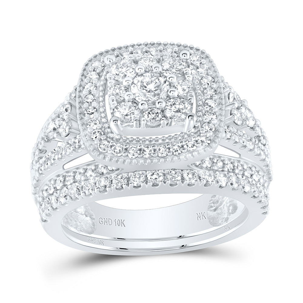 1 3/4CTW-DIA NK BRIDAL SET