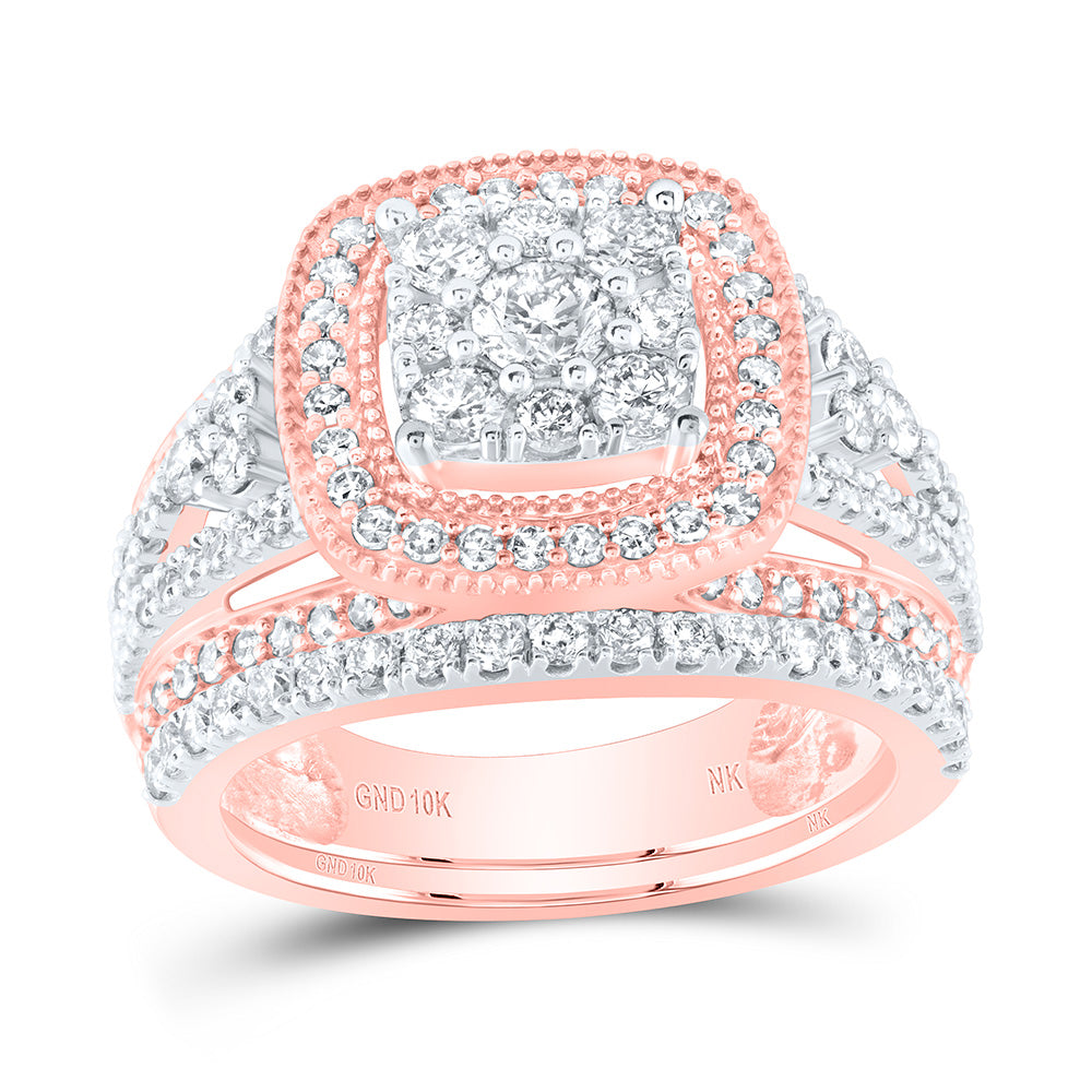 1 3/4CTW-DIA NK BRIDAL SET