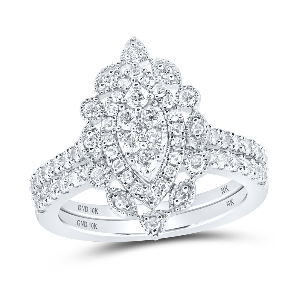 1 CTW-DIA NK BRIDAL SET