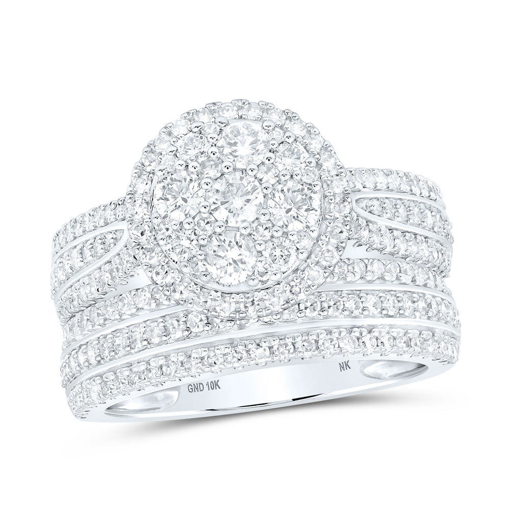 1 3/8CTW-DIA NK BRIDAL SET