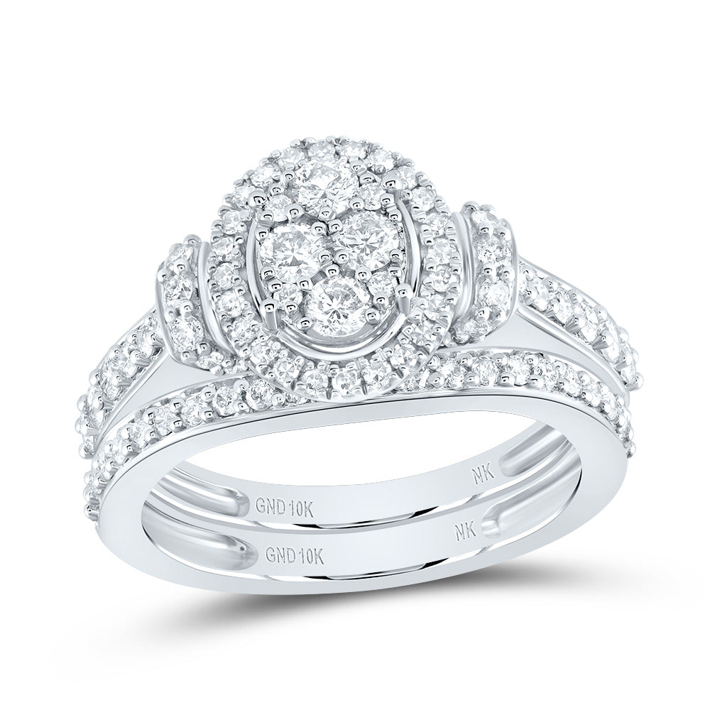 1 CTW-DIA NK BRIDAL SET