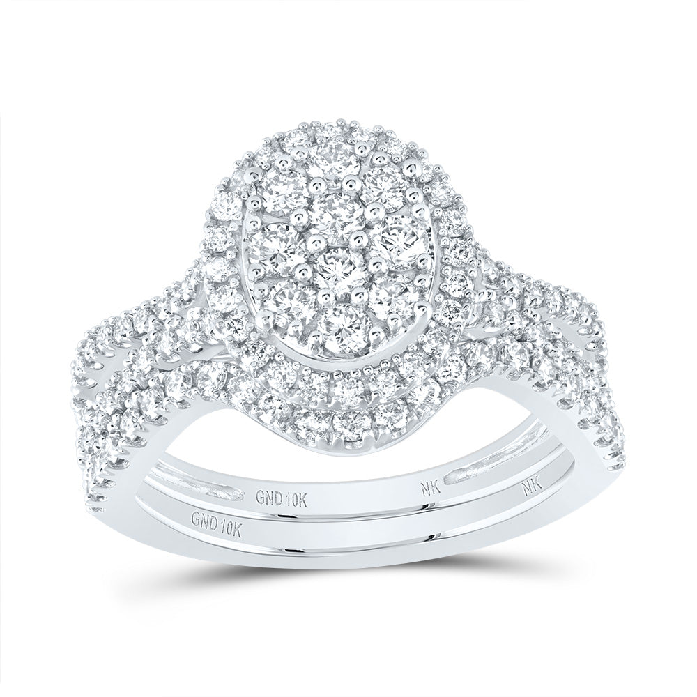1 CTW-DIA NK BRIDAL SET