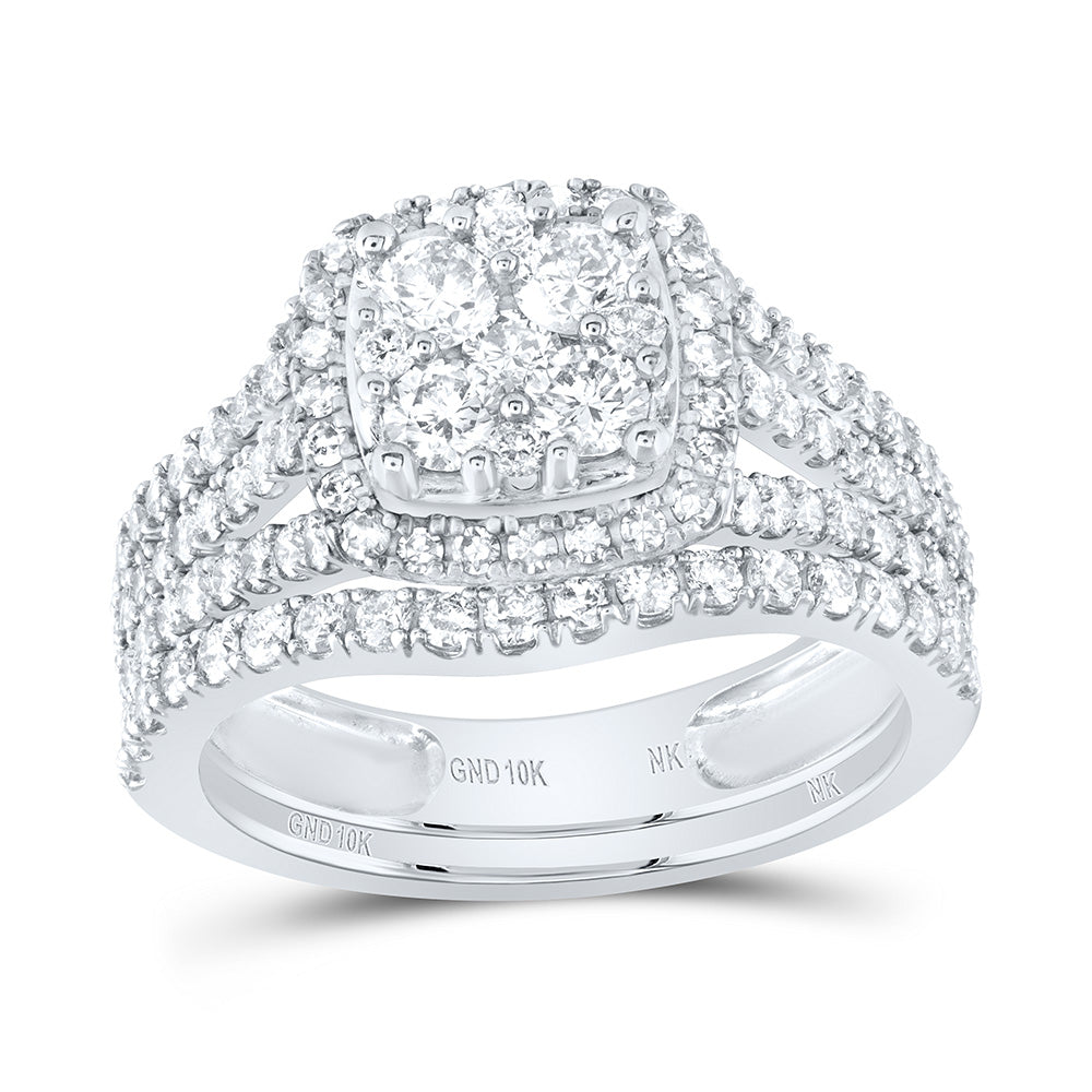1 5/8CTW-DIA NK BRIDAL SET