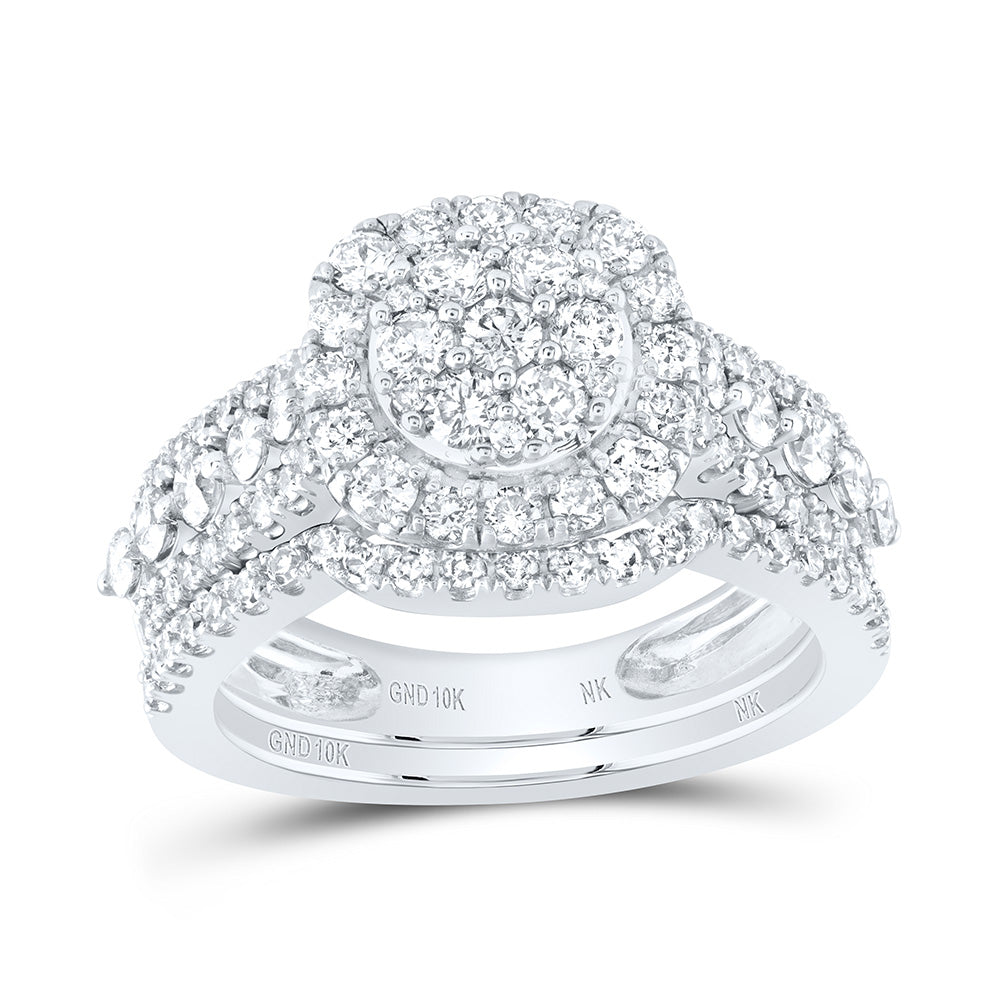 1 1/2CTW-DIA NK BRIDAL SET