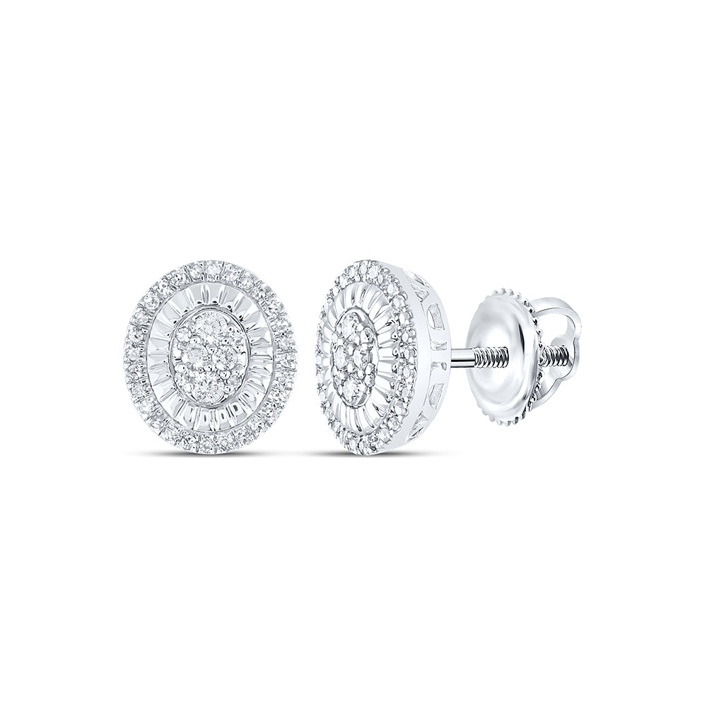 1/3 CTW-DIA P3 GIFT OVAL EARRING