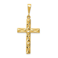 Load image into Gallery viewer, 14k Reversible Latin Cross Pendant
