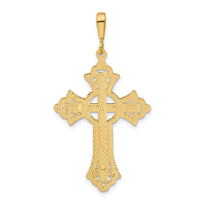 Load image into Gallery viewer, 14k Diamond-cut Celtic Cross Pendant
