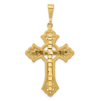 Load image into Gallery viewer, 14k Diamond-cut Celtic Cross Pendant
