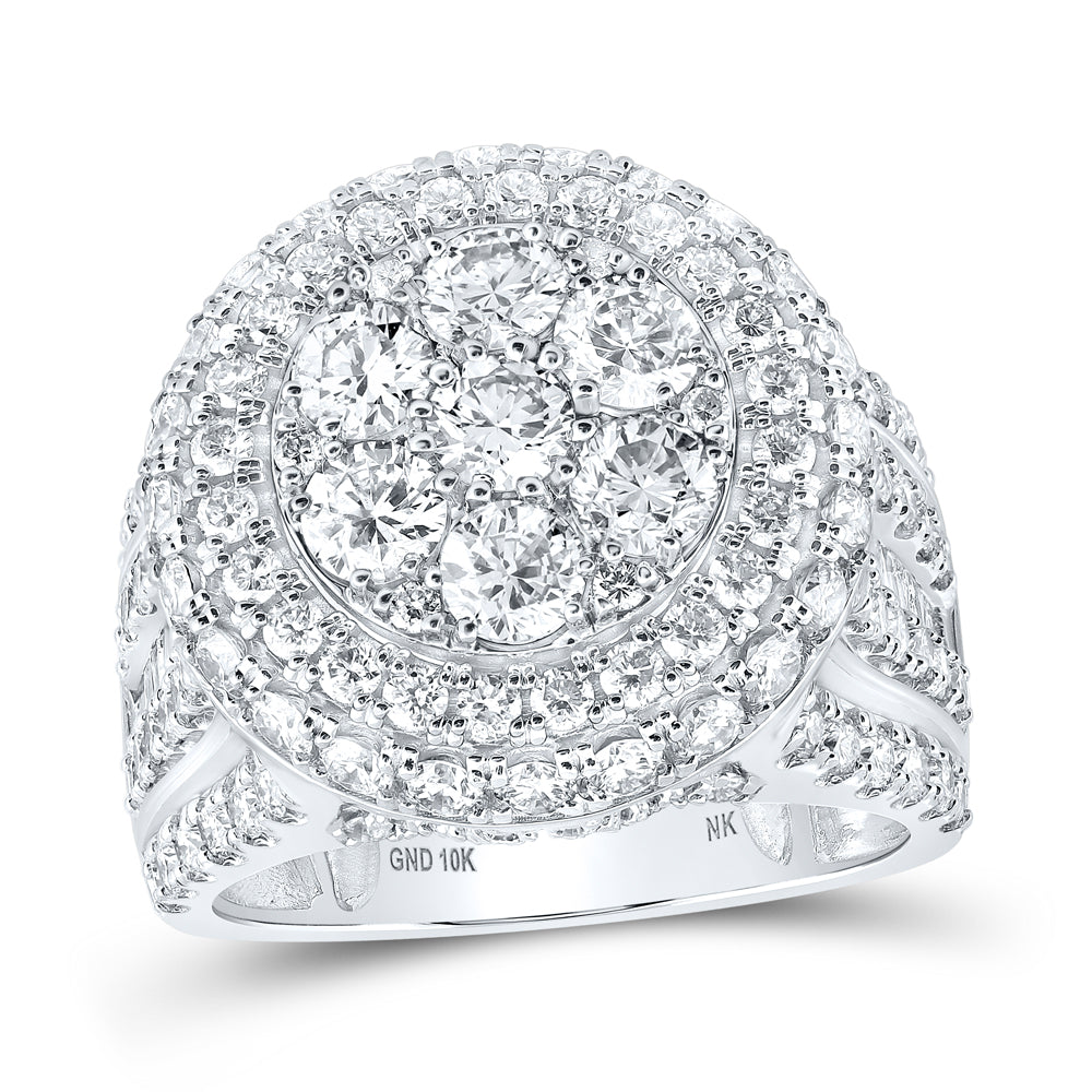 4 CTW-DIA NK FASHION RING