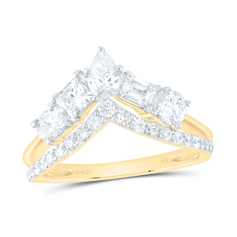 1 3/8CTW-DIA ANA M FASHION RING