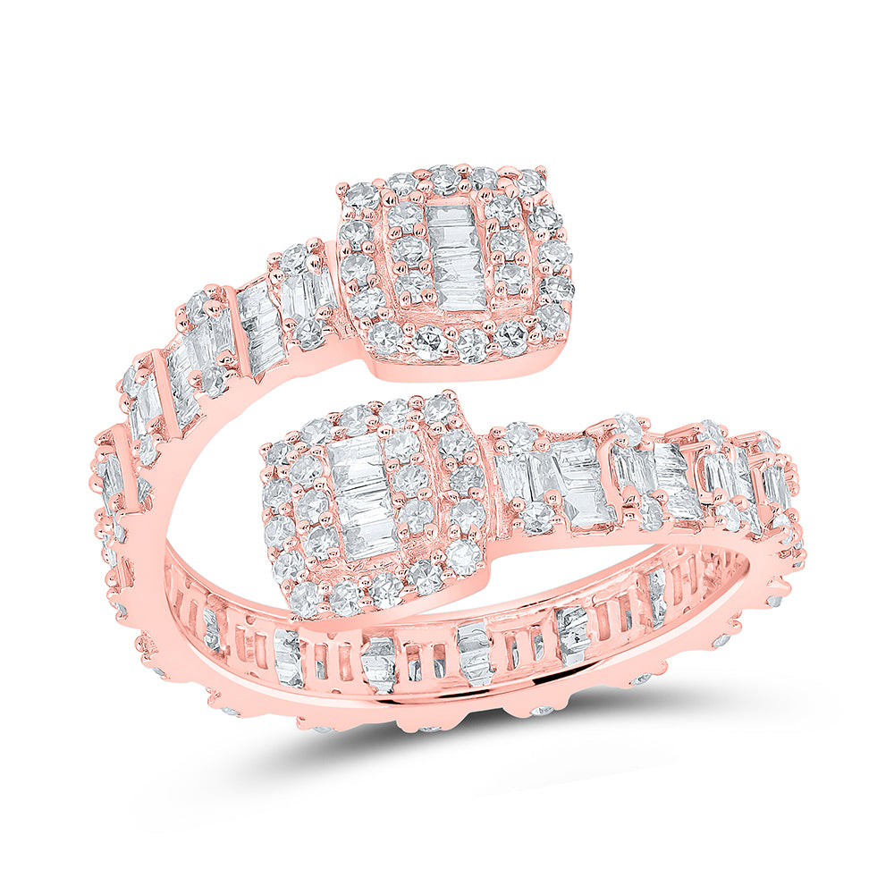 1CTW-DIA NK CUSHION SHAPE CUFF RING