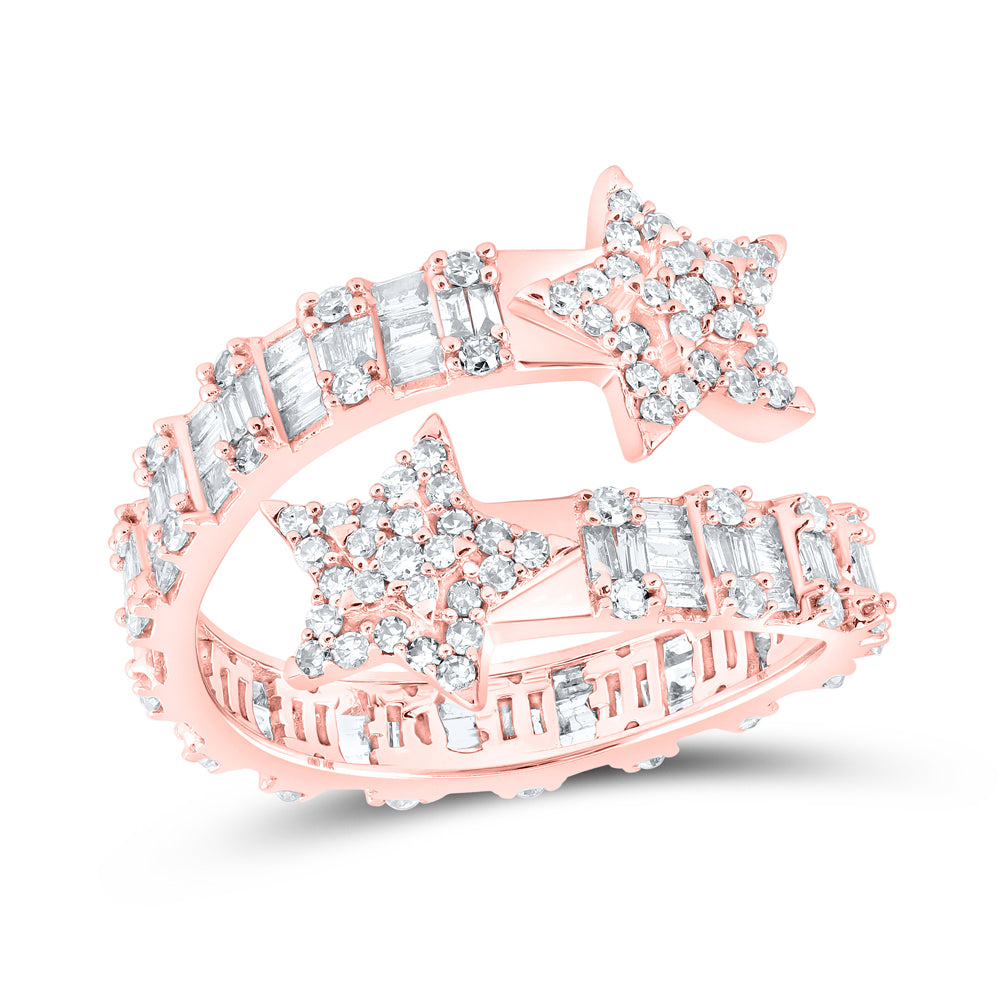 1 CTW-DIA NK STAR CUFF RING