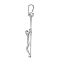 Load image into Gallery viewer, 14k White Gold Crucifix Pendant
