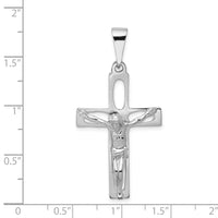 Load image into Gallery viewer, 14k White Gold Crucifix Pendant
