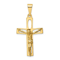 Load image into Gallery viewer, 14k Polished Crucifix Pendant

