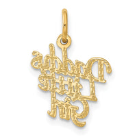 Load image into Gallery viewer, 14k DADDYS LITTLE GIRL Charm
