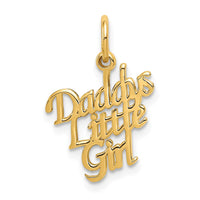 Load image into Gallery viewer, 14k DADDYS LITTLE GIRL Charm
