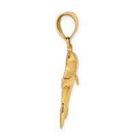 Load image into Gallery viewer, 14k Dolphin Pendant
