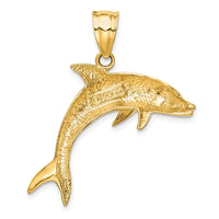 Load image into Gallery viewer, 14k Dolphin Pendant
