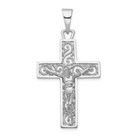 Load image into Gallery viewer, 14k White Gold Crucifix Pendant
