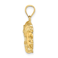 Load image into Gallery viewer, 14k Girl Head Charm

